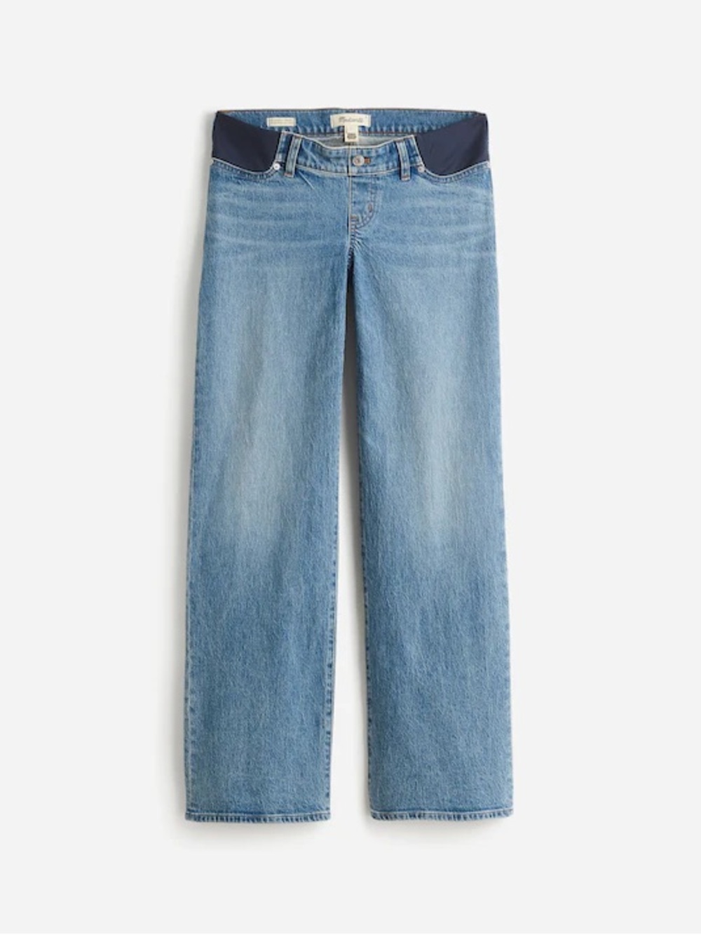 Madewell Maternity Side-Panel Perfect Vintage Wide Leg Jean size 28